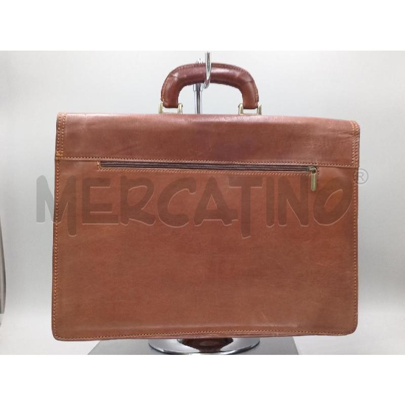 BORSA PORTA PC EFFETTI MARRONE PELLE | Mercatino dell'Usato Moncalieri bengasi 3