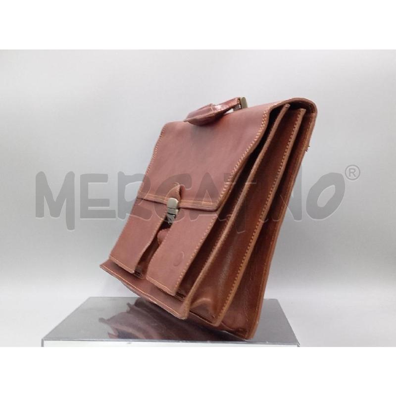 BORSA PORTA PC EFFETTI MARRONE PELLE | Mercatino dell'Usato Moncalieri bengasi 4