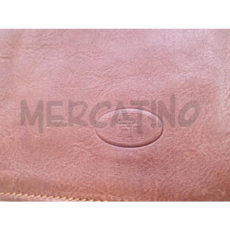 BORSA PORTA PC EFFETTI MARRONE PELLE | Mercatino dell'Usato Moncalieri bengasi 5