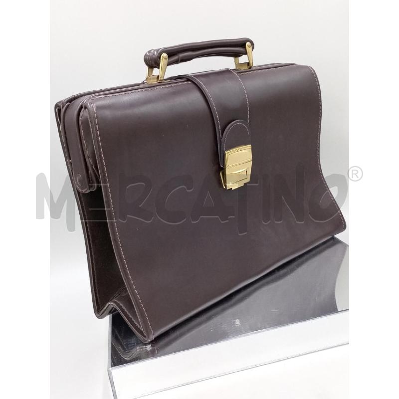 BORSA TIPO MEDICO MARRONE PELLE | Mercatino dell'Usato Moncalieri bengasi 3