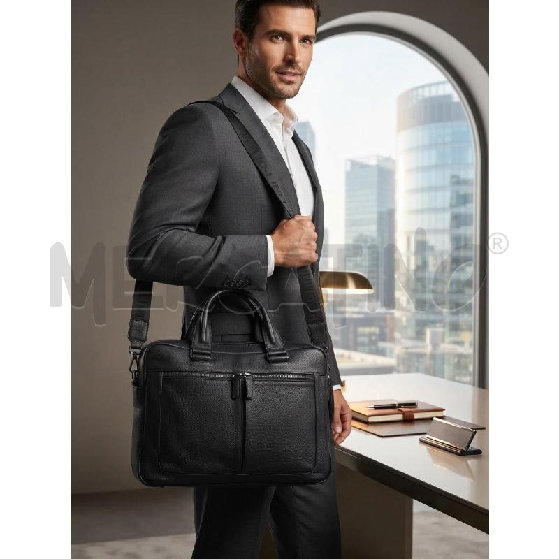 BORSA  LAVORO POLLINI NERA PELLE TRACOLLA   | Mercatino dell'Usato Moncalieri bengasi 1