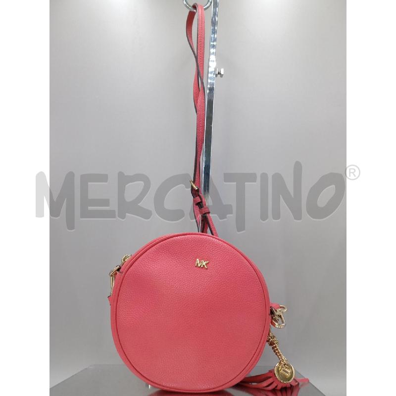 BORSETTA DONNA MICHAEL KORS ROSA ROTONDA TRACOLLA | Mercatino dell'Usato Moncalieri bengasi 1