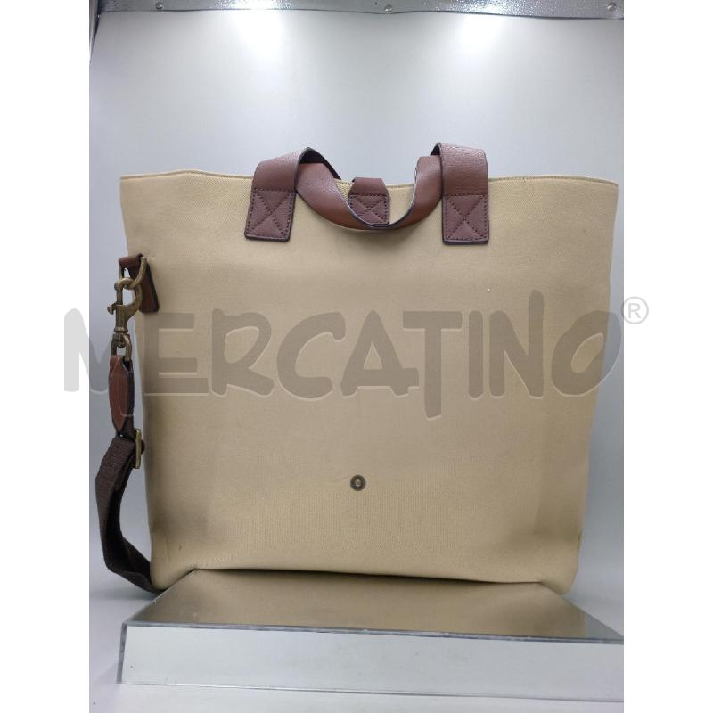 BORSONE HACKET LONDON BEIGE MARRONE | Mercatino dell'Usato Moncalieri bengasi 2