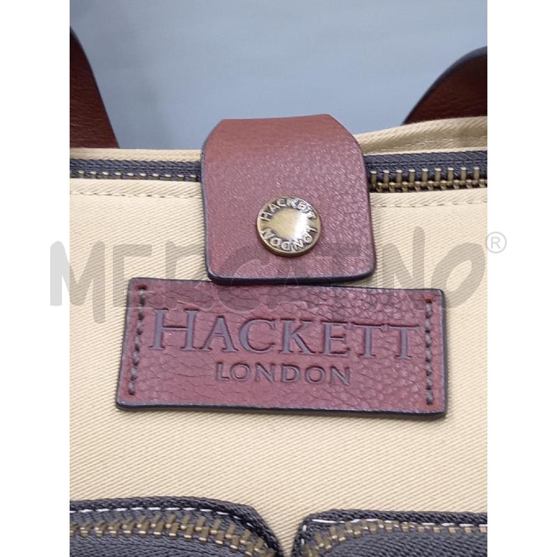 BORSONE HACKET LONDON BEIGE MARRONE | Mercatino dell'Usato Moncalieri bengasi 4