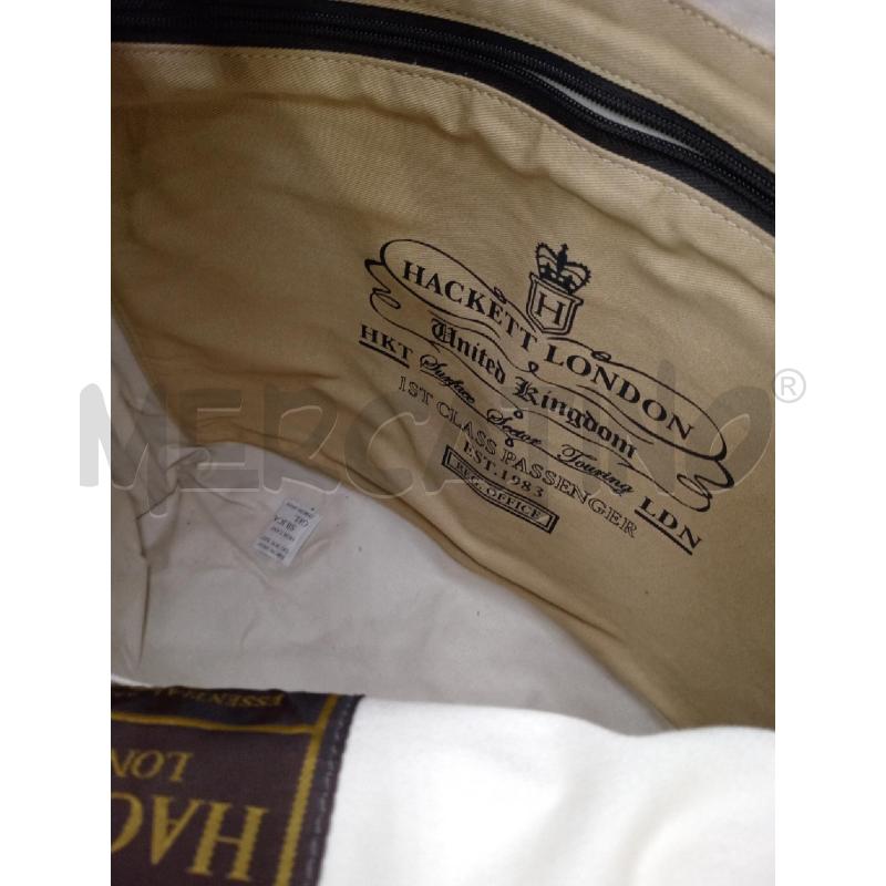 BORSONE HACKET LONDON BEIGE MARRONE | Mercatino dell'Usato Moncalieri bengasi 5
