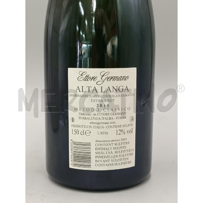 BOTTIGLIA ALTA LANGA EXTRA BRUT ETTORE GERMANO MAGNUM 2015 | Mercatino dell'Usato Moncalieri bengasi 4