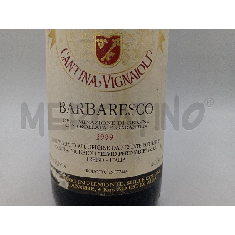 BOTTIGLIA BARBARESCO 1999 CANTINA VIGNAIOLI  | Mercatino dell'Usato Moncalieri bengasi 2