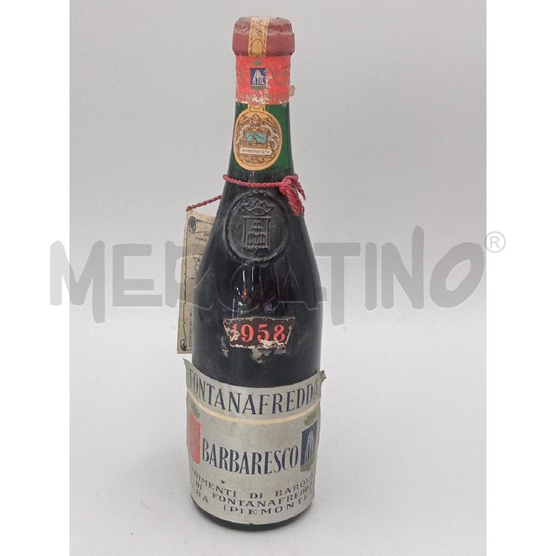 BOTTIGLIA BARBARESCO FONTANAFREDDA 1958 | Mercatino dell'Usato Moncalieri bengasi 1