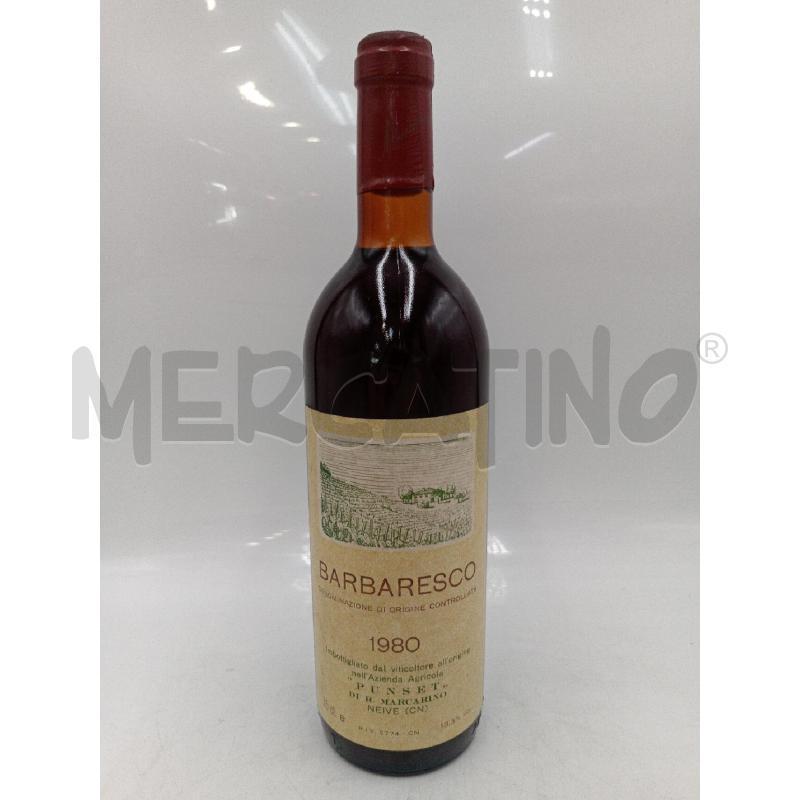 BOTTIGLIA BARBERESCO 1980 PUNSER MARCARINO  | Mercatino dell'Usato Moncalieri bengasi 1