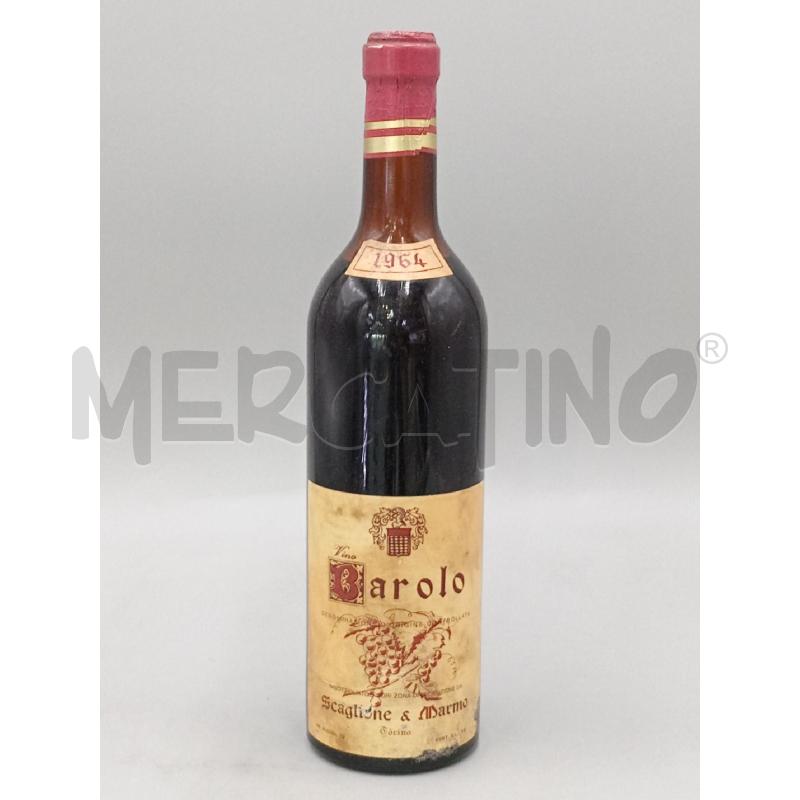 BOTTIGLIA BAROLO 1964 SCAGLIONE E MARMO TORINO | Mercatino dell'Usato Moncalieri bengasi 1