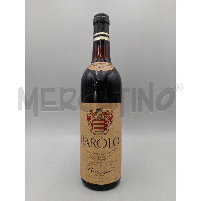 BOTTIGLIA BAROLO 1967 BARISONE  | Mercatino dell'Usato Moncalieri bengasi 1