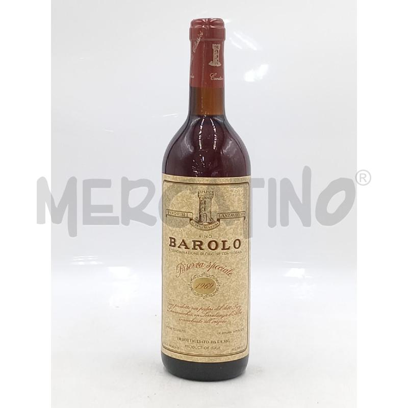 BOTTIGLIA BAROLO 1969 PODERI LANZAVECCHIA | Mercatino dell'Usato Moncalieri bengasi 1