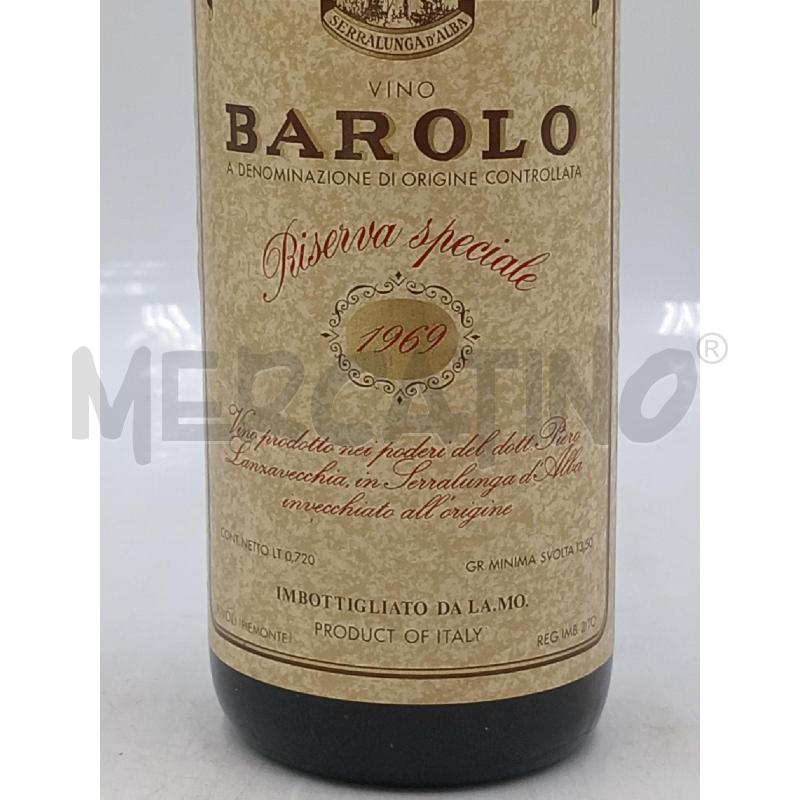 BOTTIGLIA BAROLO 1969 PODERI LANZAVECCHIA | Mercatino dell'Usato Moncalieri bengasi 2