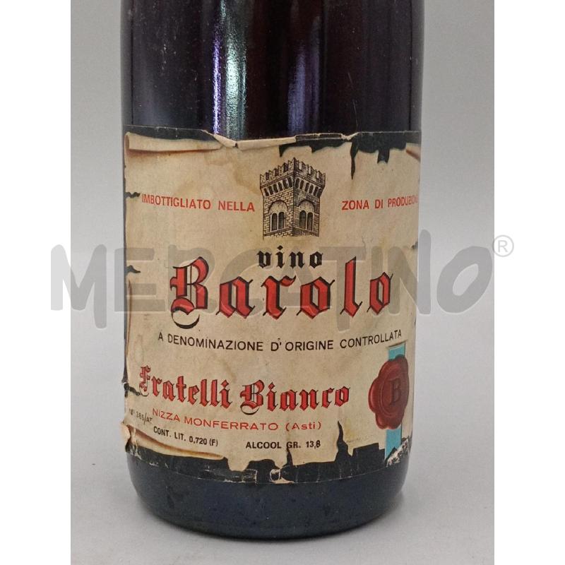 BOTTIGLIA BAROLO 1971 FRATELLI BIANCO  | Mercatino dell'Usato Moncalieri bengasi 2