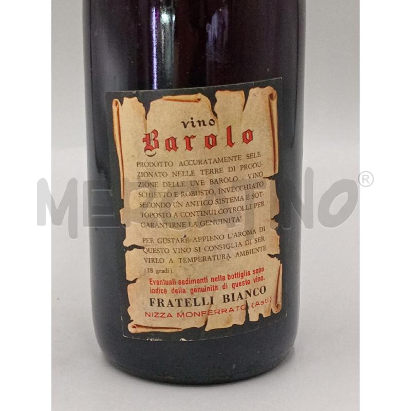 BOTTIGLIA BAROLO 1971 FRATELLI BIANCO  | Mercatino dell'Usato Moncalieri bengasi 4