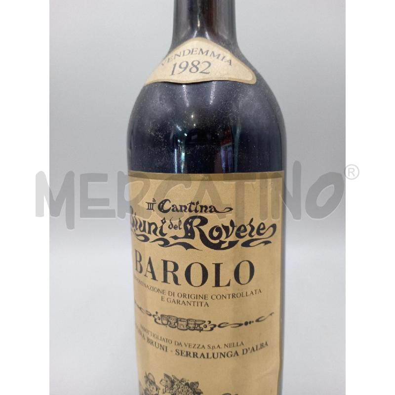 BOTTIGLIA BAROLO CANTINA BRUNI DEL ROVERE 1982  | Mercatino dell'Usato Moncalieri bengasi 3