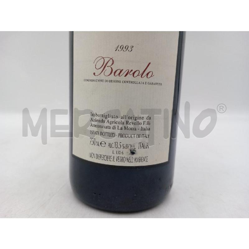 BOTTIGLIA BAROLO FRATELLI REVELLO 1986  | Mercatino dell'Usato Moncalieri bengasi 2