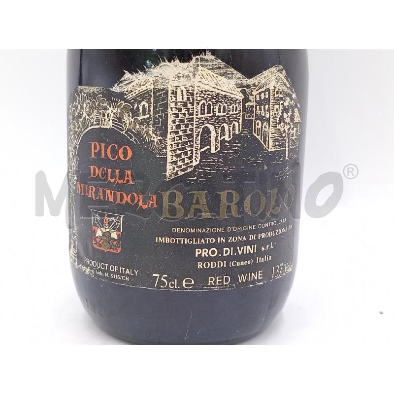 BOTTIGLIA BAROLO PICO MIRANDOLA 1977 | Mercatino dell'Usato Moncalieri bengasi 3