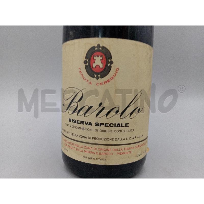 BOTTIGLIA BAROLO RISERVA SPECIALE 1969 | Mercatino dell'Usato Moncalieri bengasi 3