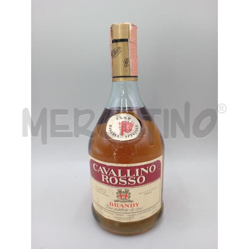 BOTTIGLIA BRANDY CAVALLINO ROSSO  | Mercatino dell'Usato Moncalieri bengasi 1