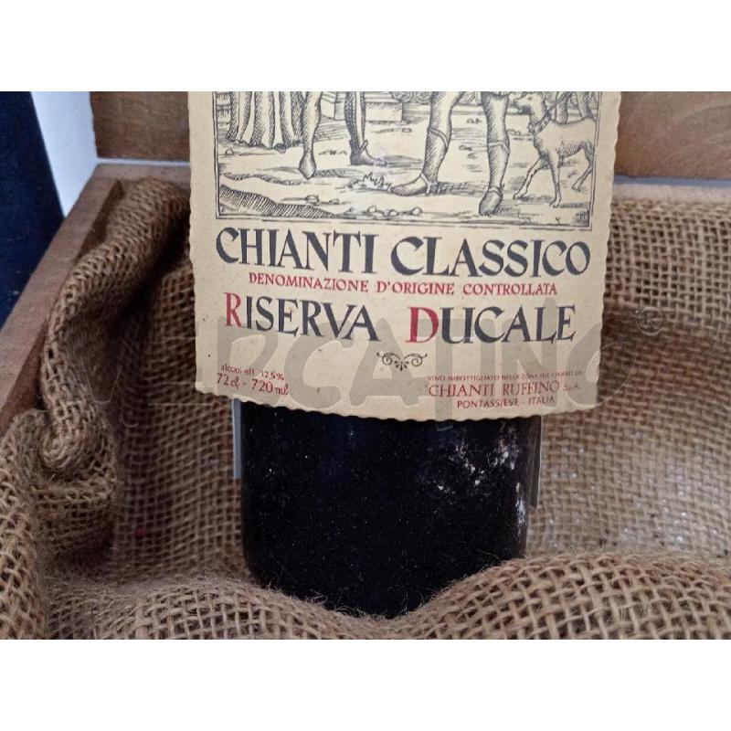 BOTTIGLIA CHIANTI CLASSICO RISERVA RUFFINO 1932 NUMERATA CON BOX LEGNO E DOCUMENTO | Mercatino dell'Usato Moncalieri bengasi 3
