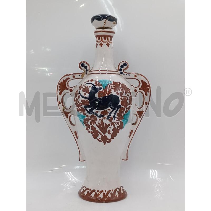 BOTTIGLIA FAENZA CERAMICA CERVO | Mercatino dell'Usato Moncalieri bengasi 1