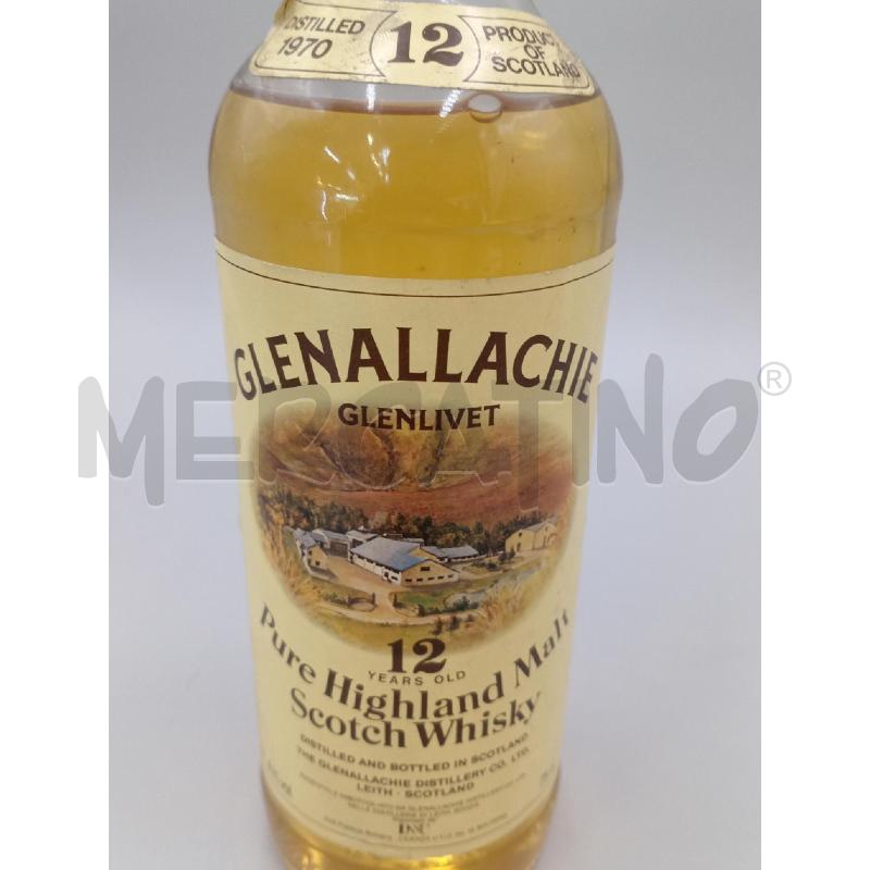 BOTTIGLIA GLENALLACHIE PURE HIGHLAND MALT SCOTCH WHISKY 12 ANNI | Mercatino dell'Usato Moncalieri bengasi 2