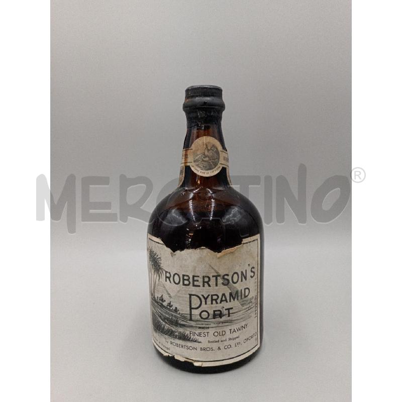 BOTTIGLIA ROBERTSON'S PORT PYRAMID  | Mercatino dell'Usato Moncalieri bengasi 1