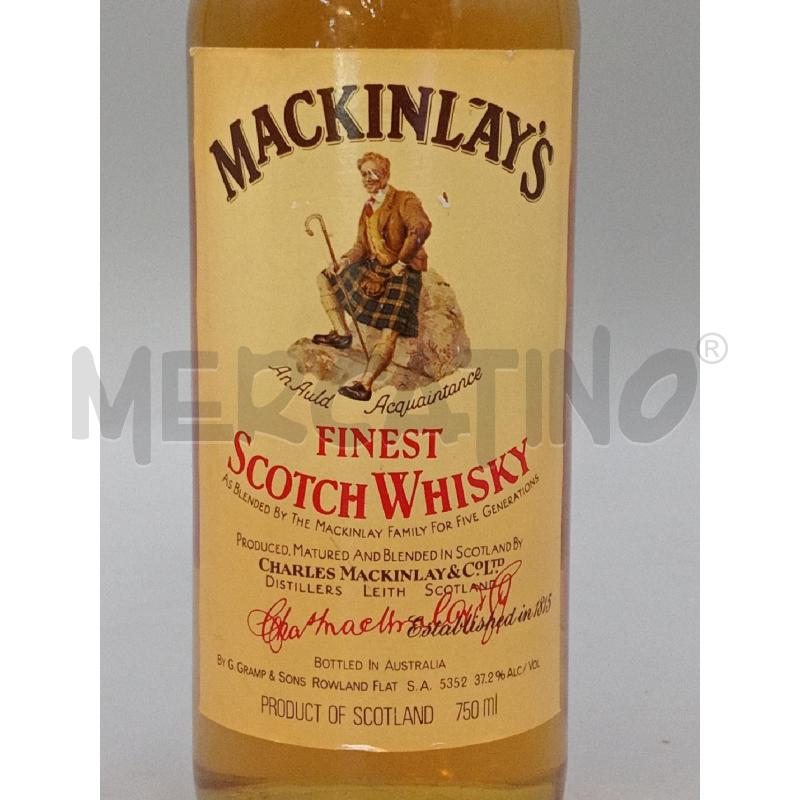BOTTIGLIA SCOTCH WHISKY MACKINLAY'S AUSTRALIAN IMPORT | Mercatino dell'Usato Moncalieri bengasi 2