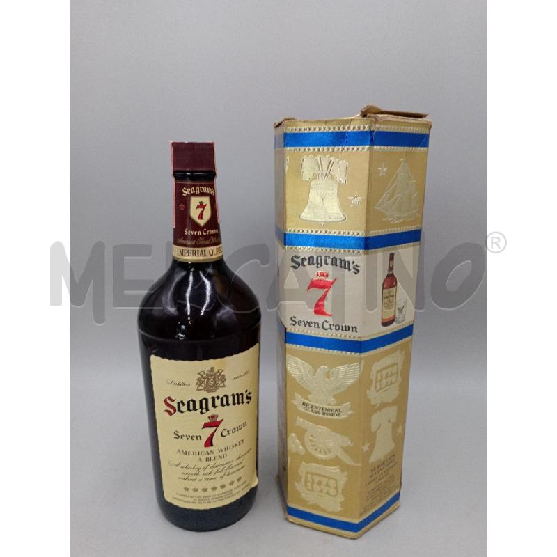 BOTTIGLIA SEAGRAM'S 7CROWN C/SCATOLA ABBINATA  | Mercatino dell'Usato Moncalieri bengasi 1