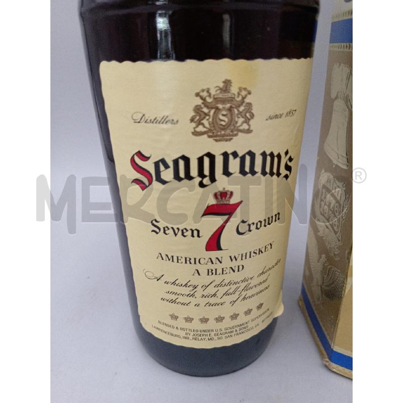 BOTTIGLIA SEAGRAM'S 7CROWN C/SCATOLA ABBINATA  | Mercatino dell'Usato Moncalieri bengasi 2