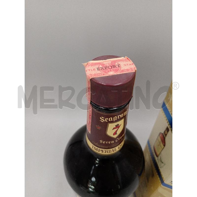 BOTTIGLIA SEAGRAM'S 7CROWN C/SCATOLA ABBINATA  | Mercatino dell'Usato Moncalieri bengasi 3