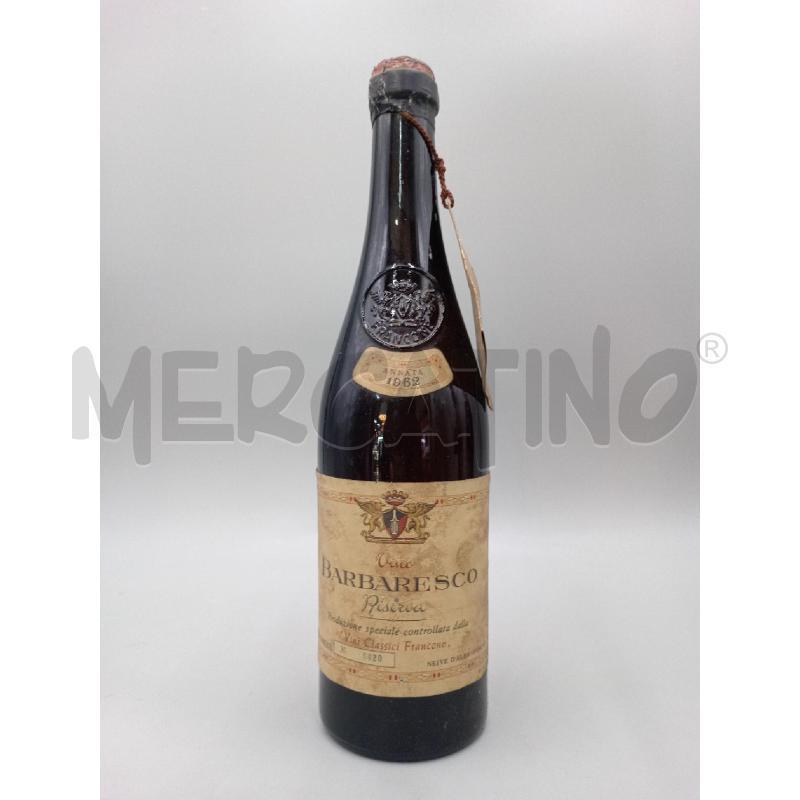 BOTTIGLIA VINO BARBARESCO RISERVA 1962 FRANCONE | Mercatino dell'Usato Moncalieri bengasi 1