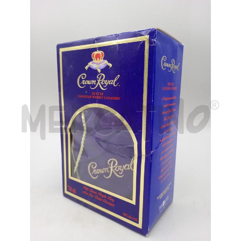 BOTTIGLIA WHISKY CROWN ROYAL FINE DE LUXE | Mercatino dell'Usato Moncalieri bengasi 2