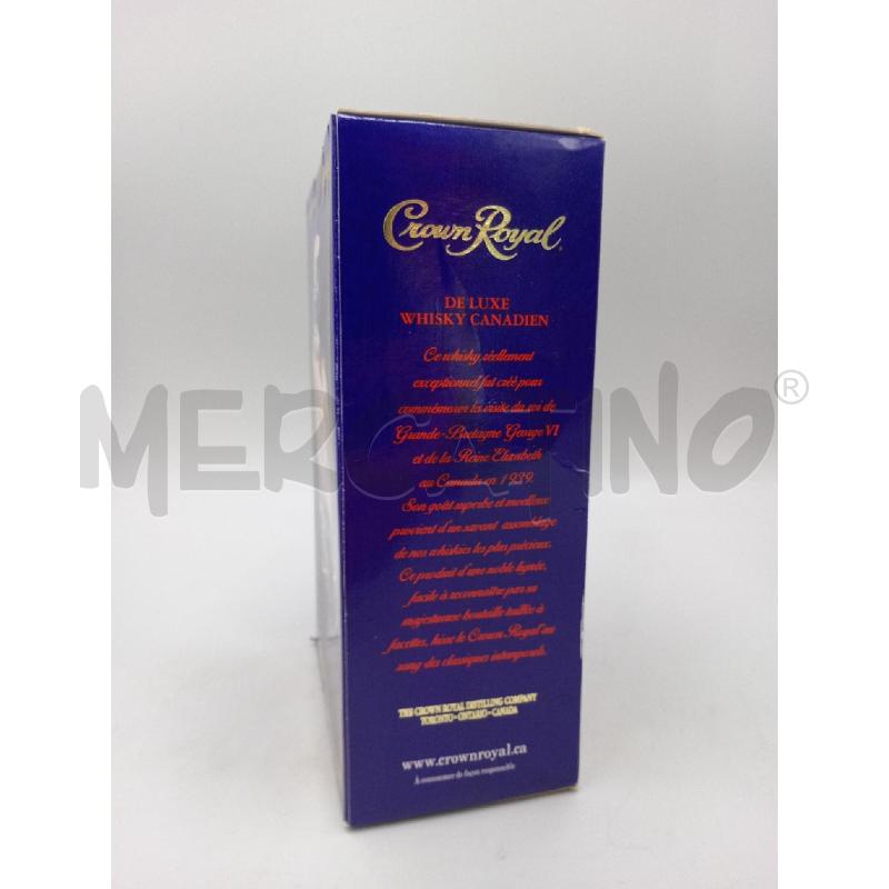 BOTTIGLIA WHISKY CROWN ROYAL FINE DE LUXE | Mercatino dell'Usato Moncalieri bengasi 4