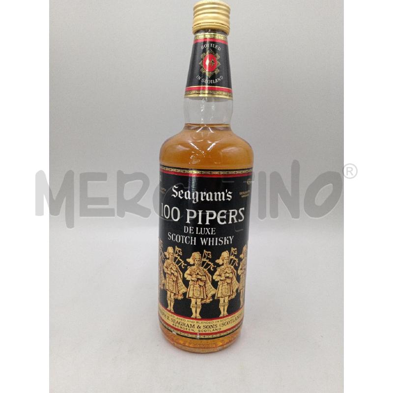 BOTTIGLIA WHISKY SEAGRAM 100 PIPES | Mercatino dell'Usato Moncalieri bengasi 1