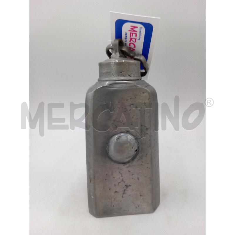 BOTTIGLIETTA IN PELTRO BUCATA H. 26 | Mercatino dell'Usato Moncalieri bengasi 1