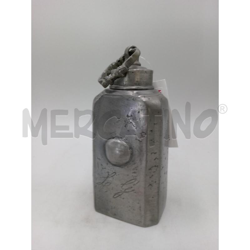 BOTTIGLIETTA IN PELTRO BUCATA H. 26 | Mercatino dell'Usato Moncalieri bengasi 2