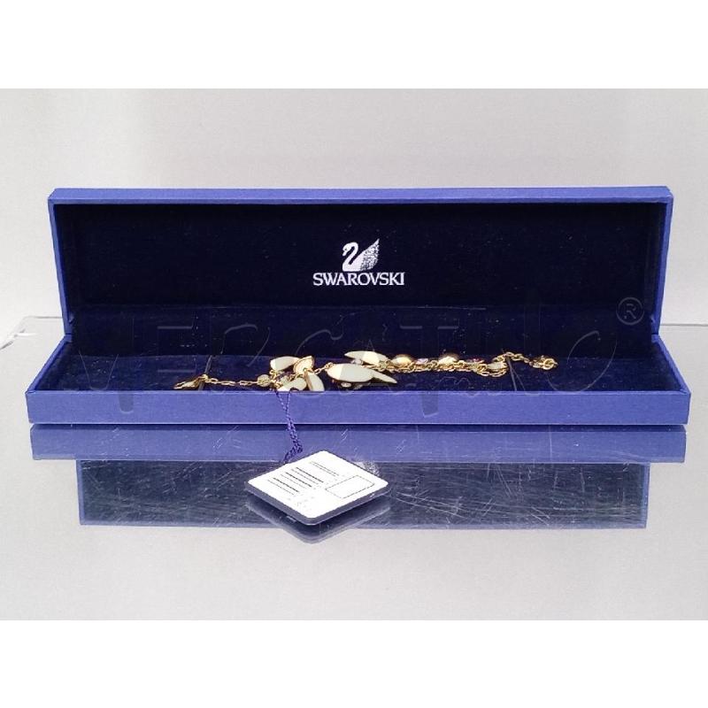 BRACCIALETTO SWAROVSKI CON PIETRE BEIGE  | Mercatino dell'Usato Moncalieri bengasi 1