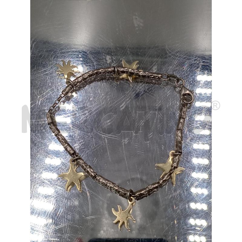 BRACCIALE ARGENTATO CON STELLINE | Mercatino dell'Usato Moncalieri bengasi 2