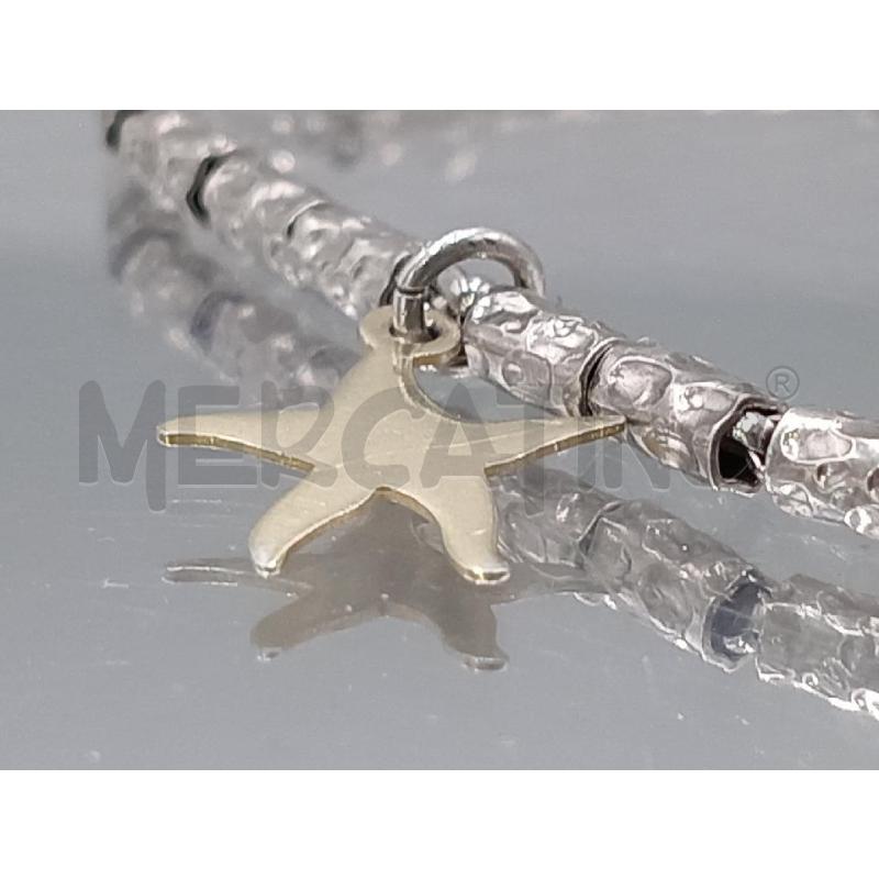 BRACCIALE ARGENTATO CON STELLINE | Mercatino dell'Usato Moncalieri bengasi 3