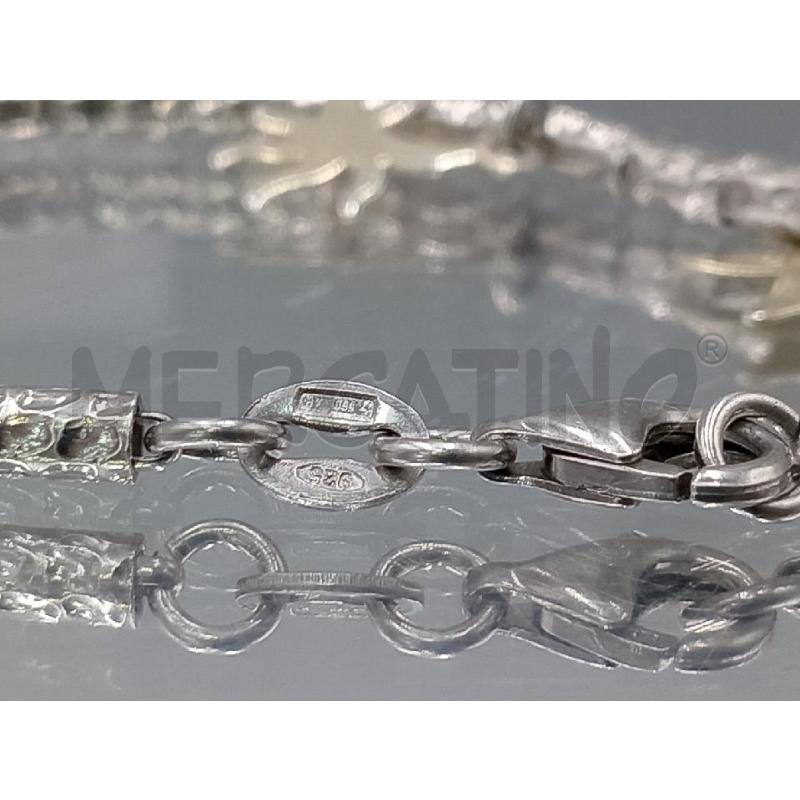 BRACCIALE ARGENTATO CON STELLINE | Mercatino dell'Usato Moncalieri bengasi 4