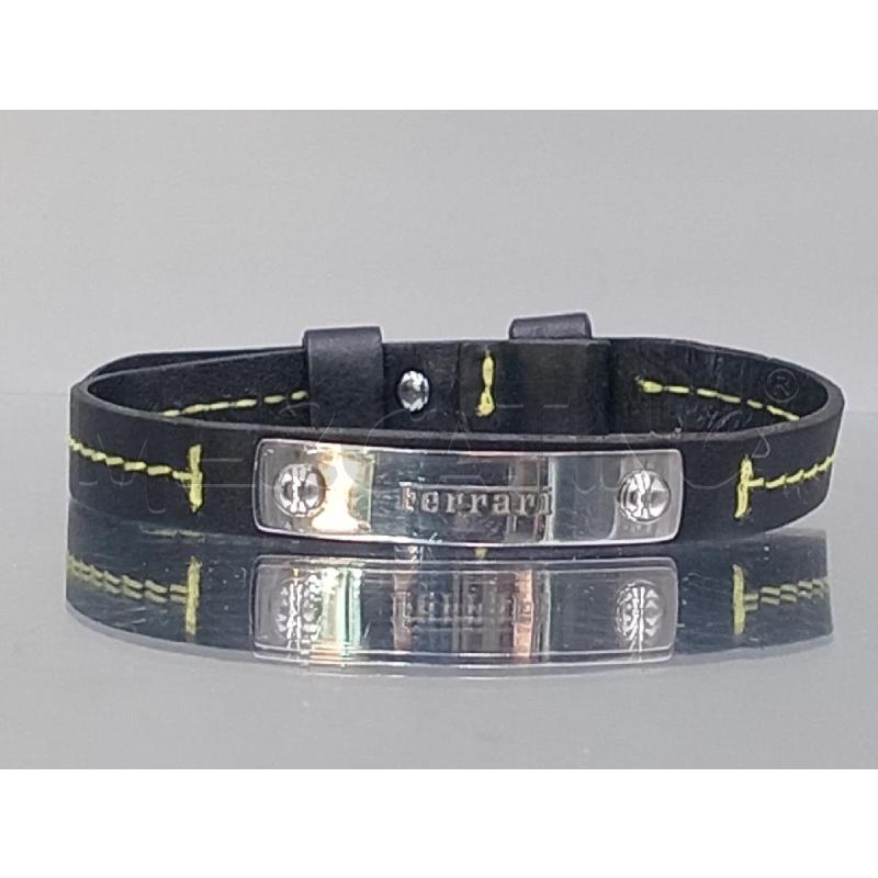 BRACCIALE FERRARI NERO PELLE | Mercatino dell'Usato Moncalieri bengasi 1