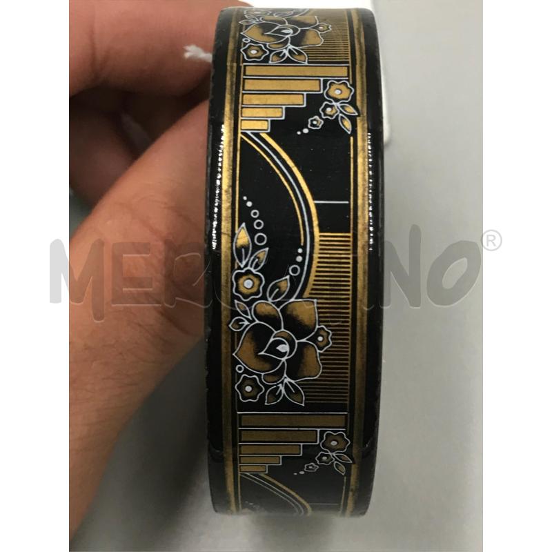 BRACCIALE MICHAELA FREY RIGIDO NERO DORATO | Mercatino dell'Usato Moncalieri bengasi 4