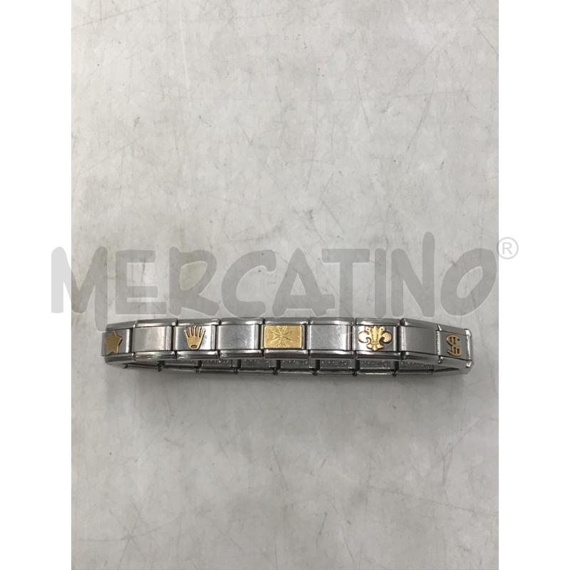 BRACCIALE NOMINATION CON 7 LINK ELASTICO | Mercatino dell'Usato Moncalieri bengasi 1