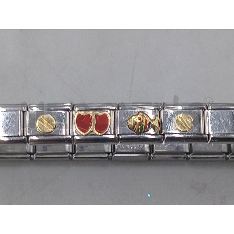 BRACCIALE NOMINATION PIASTRINE DORATE | Mercatino dell'Usato Moncalieri bengasi 3