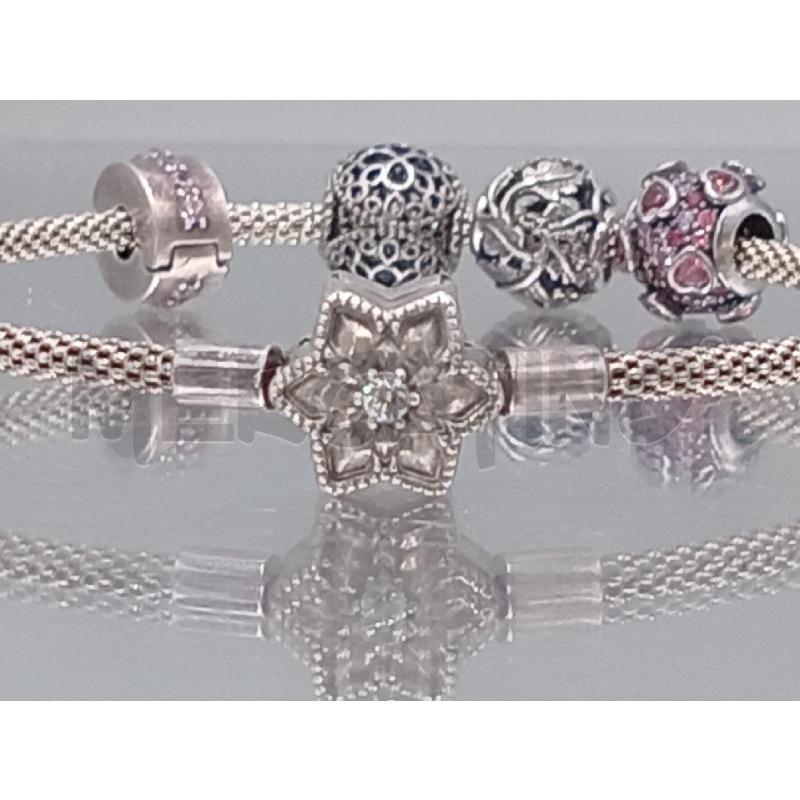 BRACCIALE PANDORA STELLA CRISTALLI CON CHARMS | Mercatino dell'Usato Moncalieri bengasi 2
