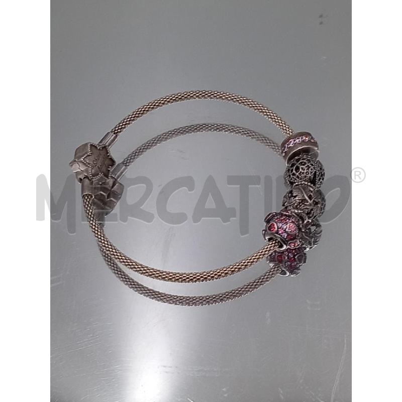BRACCIALE PANDORA STELLA CRISTALLI CON CHARMS | Mercatino dell'Usato Moncalieri bengasi 4