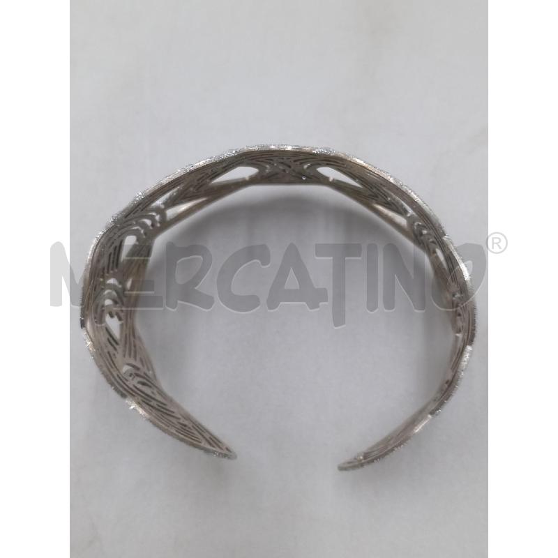 BRACCIALE STROILLI ARGENTATO RIGIDO CON GLITTER | Mercatino dell'Usato Moncalieri bengasi 3