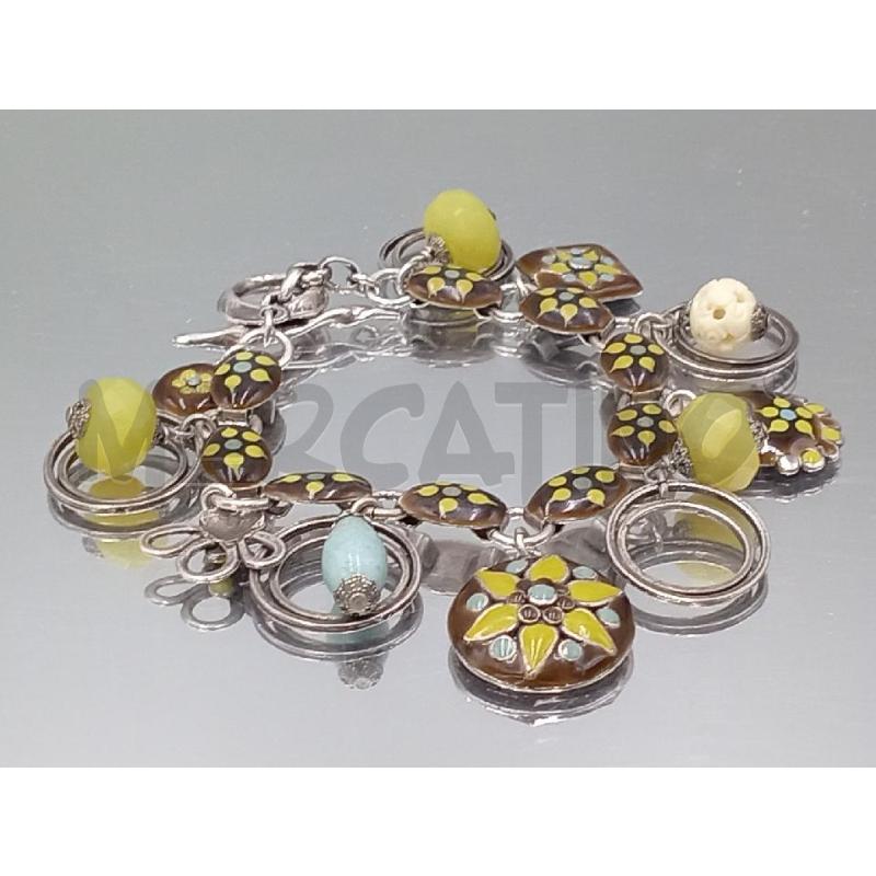 BRACCIALE TARATATA' CIONDOLI VERDE | Mercatino dell'Usato Moncalieri bengasi 1